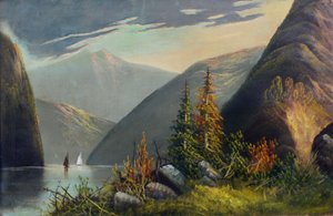 Mountain Lake Landscape